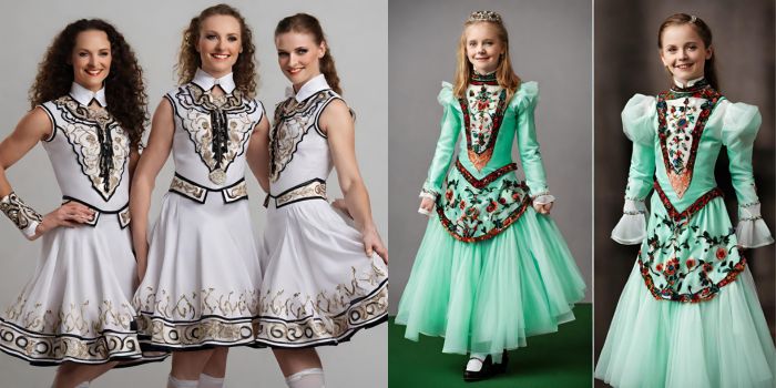 The Mesmerizing Charm Of Custom Embroidered Irish Dance Dresses